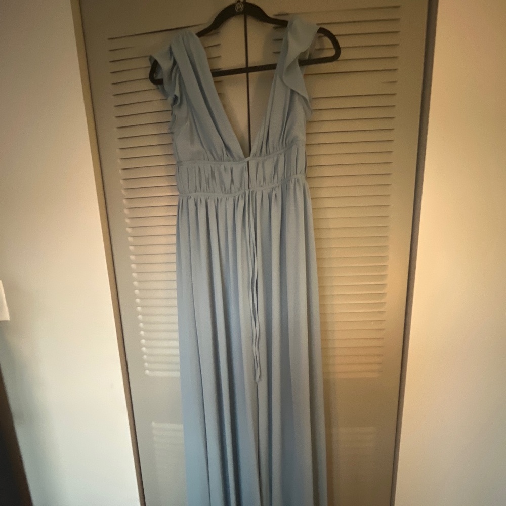 Lulus steel blue dress